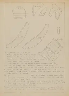 Description of a Wedding Dress, c. 1936. Creator: Margaret Concha