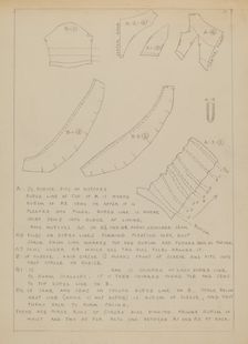 Description of a Wedding Dress, c. 1936. Creator: Margaret Concha