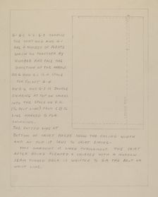 Description of a Dress, 1935/1942. Creator: Unknown