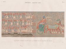 Description of Egypt: Thebes. Medynet-Abou, Vol. II, Pl. 12, 1822. Creator: Antoine Phelippeaux (French, 1767-1830)
