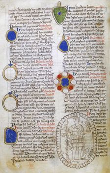 Description of the Jewels of St Albans, mid 13th century. Creator: Matthew Paris