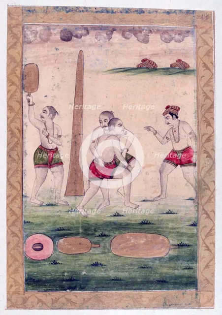 Desakha Ragini, Ragamala Album, School of Rajasthan, 19th century. Artist: Unknown