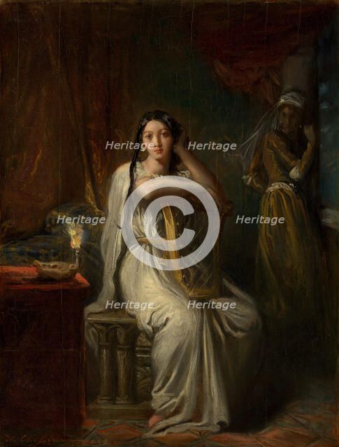 Desdemona (The Song of the Willow), 1849. Creator: Theodore Chasseriau.