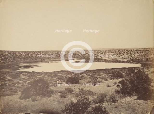 Desert Lake, near Ragtown, Nevada, 1867. Creator: Tim O'Sullivan.