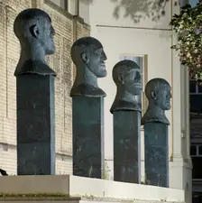 Desert Quartet sculpture by Elisabeth Frink, Worthing, West Sussex, 2014. Artist: James O Davies