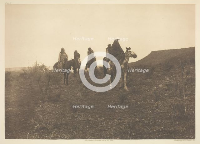 Desert Rovers - Apache, 1903. Creator: Edward Sheriff Curtis.