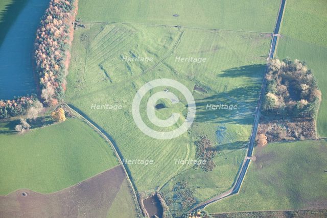 Deserted medieval ridge and furrow settlement earthwork of Dolphenby, Cumbria, 2013. Creator: Historic England Staff Photographer.