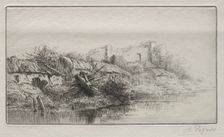 Deserted Village. Creator: Alphonse Legros (French, 1837-1911)