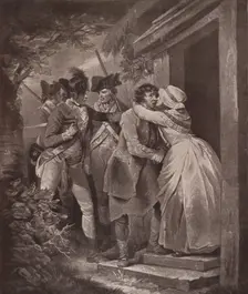 Deserter Taking Leave of his Wife 1791 (1909). Artist: George Keating