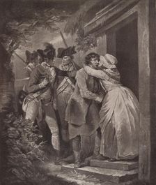 Deserter Taking Leave of his Wife 1791 (1909). Artist: George Keating