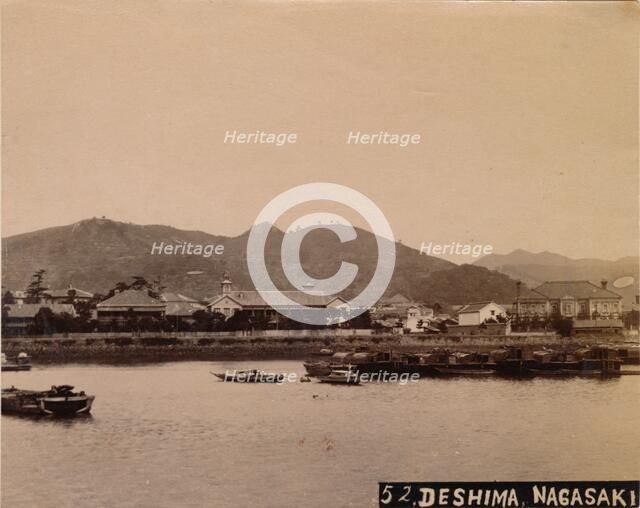 'Deshima, Nagasaki', c1890-1900. Artist: Unknown.