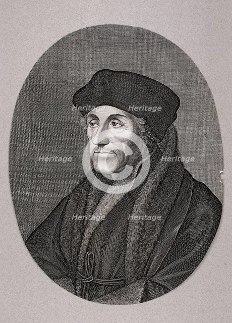 Desiderius Erasmus, c1750. Artist: Anon