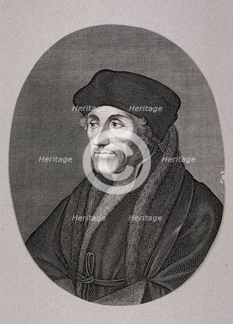 Desiderius Erasmus, c1750. Artist: Anon