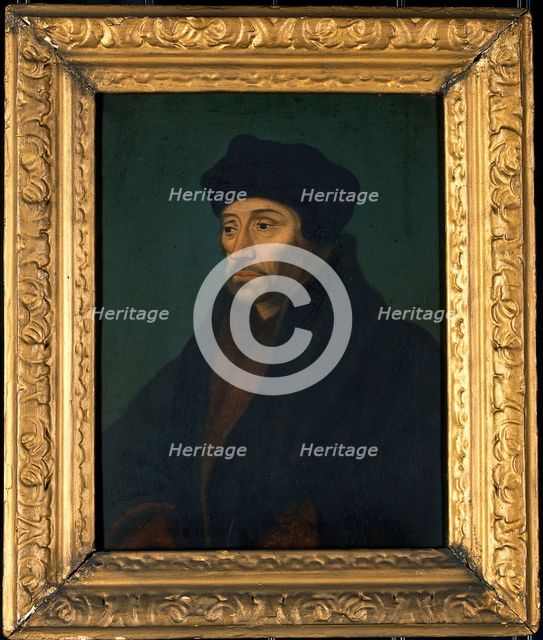 Desiderius Erasmus. Creator: Hans Holbein the Younger.