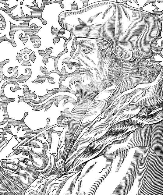 Desiderus Erasmus, 15th-16th century Dutch humanist and scholar, 19th century. Artist: Unknown