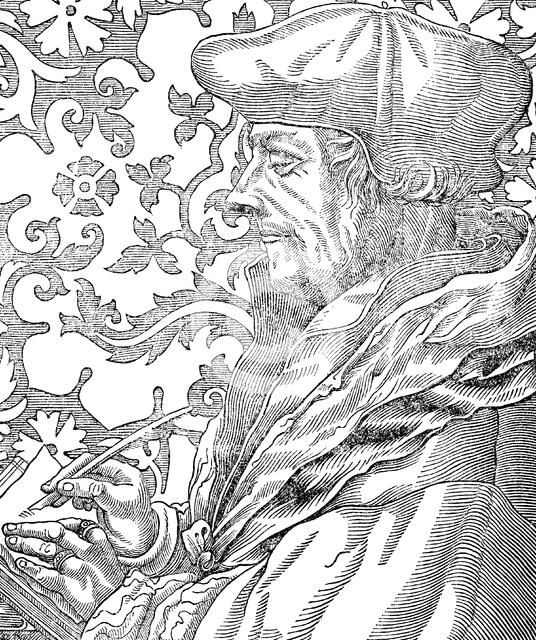 Desiderus Erasmus, 15th-16th century Dutch humanist and scholar, 19th century. Artist: Unknown
