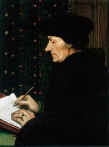 Desiderus Erasmus, Dutch humanist and scholar, 1523. Artist: Hans Holbein the Younger