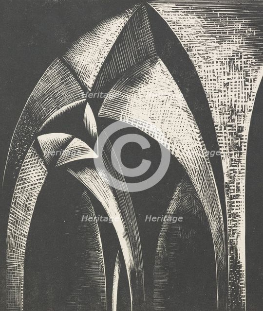 Design of arches, 1926. Creator: Paul Nash.
