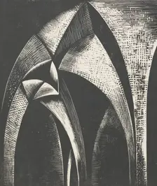 Design of arches, 1926. Creator: Paul Nash