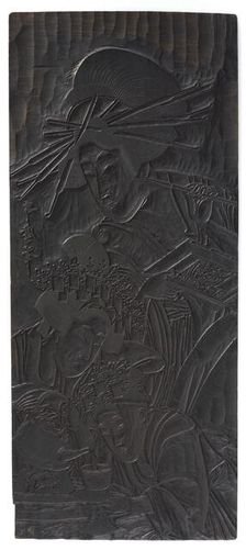 Design of three women's figures, Edo period, 1753-1806. Creator: Kitagawa Utamaro