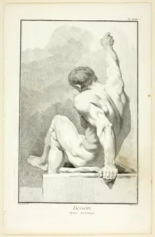 Design: Academic Figure, from Encyclopédie, 1762/77. Creator: A. J. Defehrt