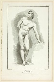 Design: Academic Figure, from Encyclopédie, 1762/77. Creator: A. J. Defehrt