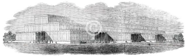 Design by Joseph Paxton, F.L.S., for a Building for the Great Exhibition of 1851, 1850. Creator: Unknown.