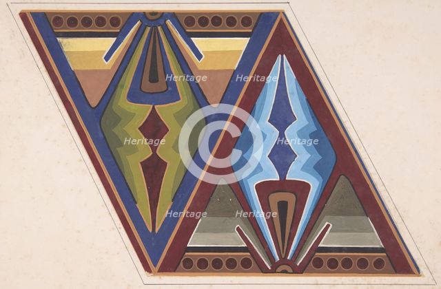 Design drawing, ca. 1883, based on earlier design. Creator: Christopher Dresser.