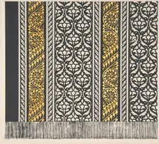 Design drawing, ca. 1883, based on earlier design. Creator: Christopher Dresser