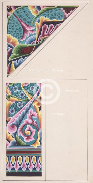 Design drawing, ca. 1883, based on earlier design. Creator: Christopher Dresser.