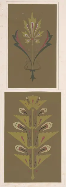 Design drawing, ca. 1883, based on earlier design. Creator: Christopher Dresser