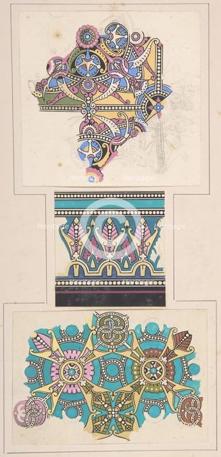 Design drawing, ca. 1883, based on earlier design. Creator: Christopher Dresser.