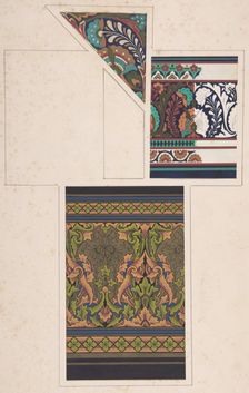 Design drawing, ca. 1883, based on earlier design. Creator: Christopher Dresser