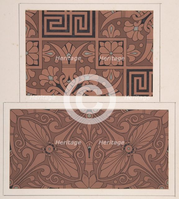 Design drawing, ca. 1883, based on earlier design. Creator: Christopher Dresser.