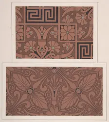 Design drawing, ca. 1883, based on earlier design. Creator: Christopher Dresser