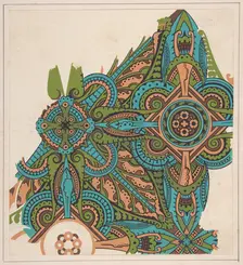 Design drawing, ca. 1883, based on earlier design. Creator: Christopher Dresser
