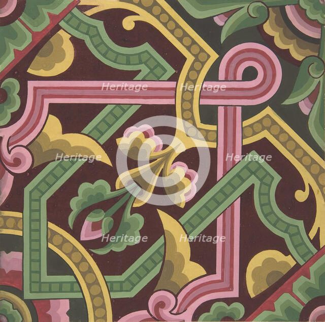 Design drawing, ca. 1883, based on earlier design. Creator: Christopher Dresser.