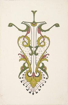 Design drawing, ca. 1883, based on earlier design. Creator: Christopher Dresser