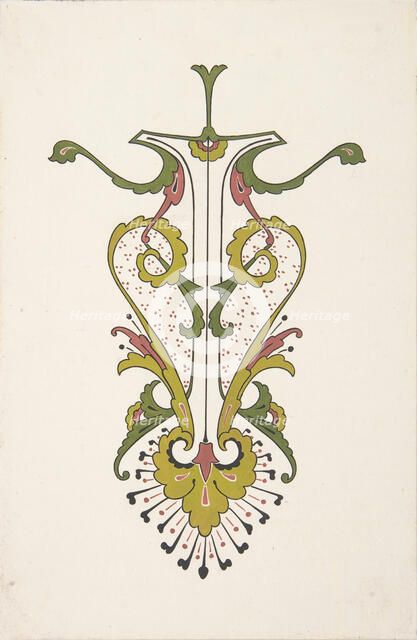 Design drawing, ca. 1883, based on earlier design. Creator: Christopher Dresser.