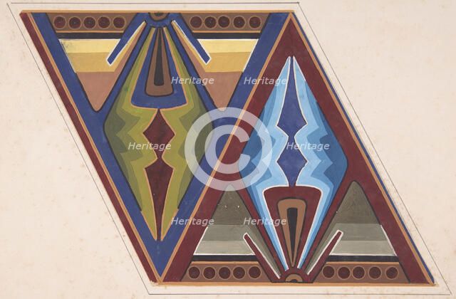 Design drawing, ca. 1883, based on earlier design. Creator: Christopher Dresser.