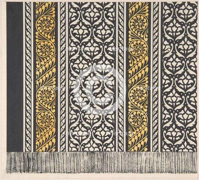 Design drawing, ca. 1883, based on earlier design. Creator: Christopher Dresser.