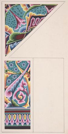 Design drawing, ca. 1883, based on earlier design. Creator: Christopher Dresser