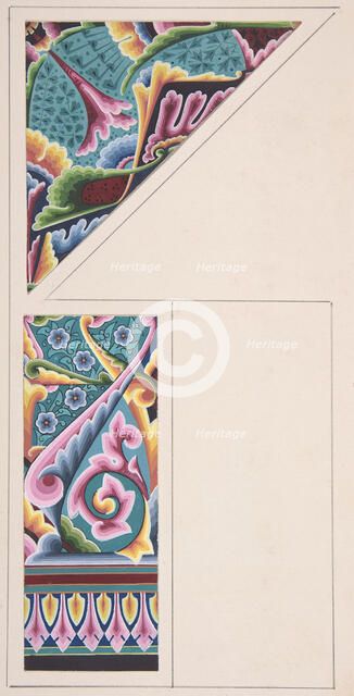 Design drawing, ca. 1883, based on earlier design. Creator: Christopher Dresser.