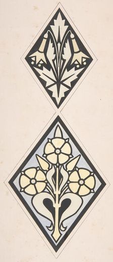 Design drawing, ca. 1883, based on earlier design. Creator: Christopher Dresser