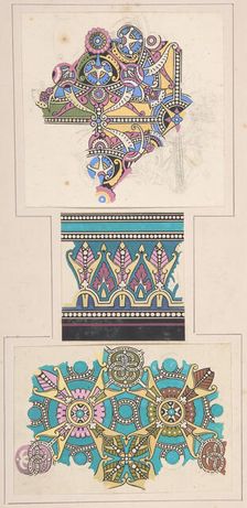 Design drawing, ca. 1883, based on earlier design. Creator: Christopher Dresser