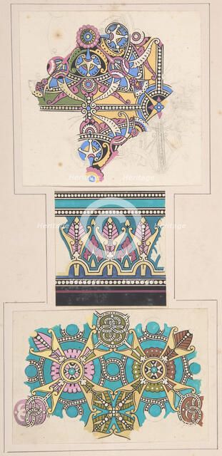 Design drawing, ca. 1883, based on earlier design. Creator: Christopher Dresser.