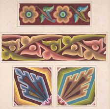 Design drawing, ca. 1883, based on earlier design. Creator: Christopher Dresser