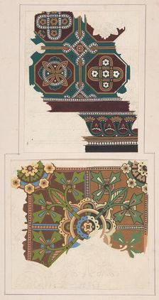 Design drawing, ca. 1883, based on earlier design. Creator: Christopher Dresser