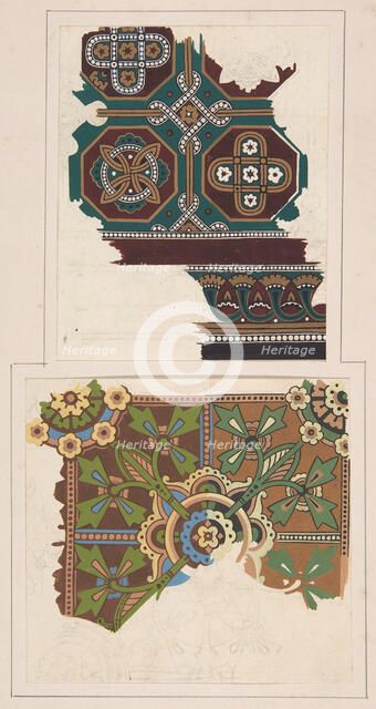Design drawing, ca. 1883, based on earlier design. Creator: Christopher Dresser.