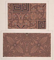 Design drawing, ca. 1883, based on earlier design. Creator: Christopher Dresser
